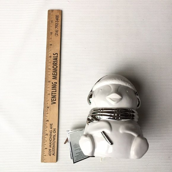 GC Naturals Ceramic Winter Penguin Potpourri Fragrance Sachet Holder Christmas - Picture 4 of 12